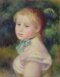Tytön pää, 1885
